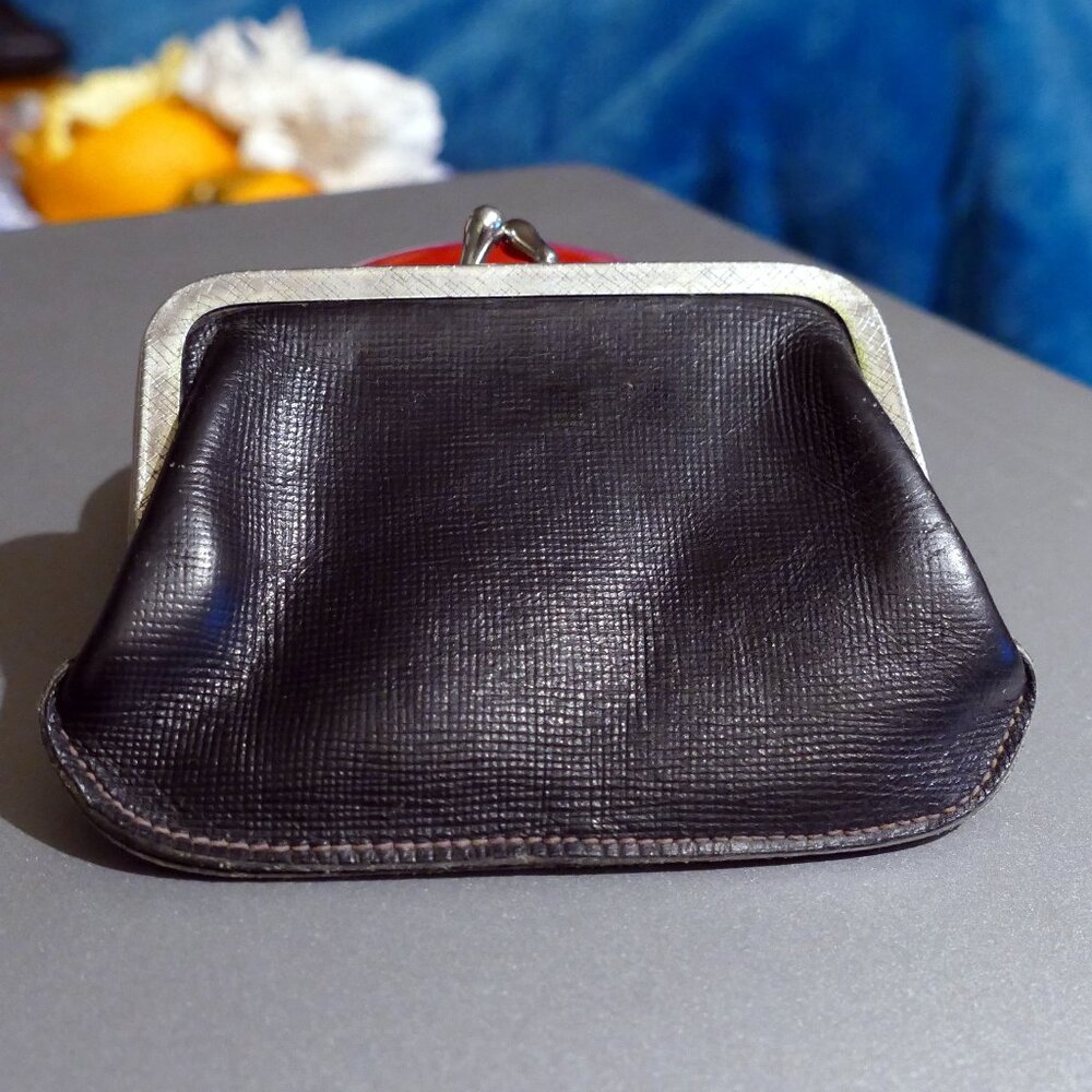 Vintage Black Coin Purse
